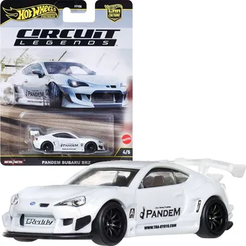 autodráha Mattel Hot Wheels Premium Circuit Legends auto Pandem Subaru BRZ 7 cm
