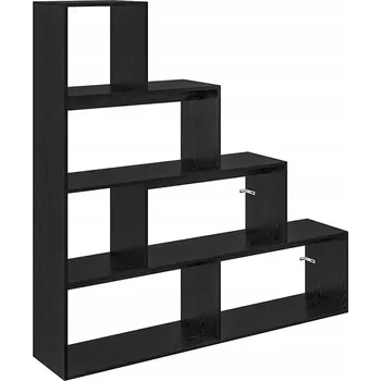 Knihovna Rozdělovač místnosti Knihovna Černý dub 143,5 x 29 x 143,5 cm