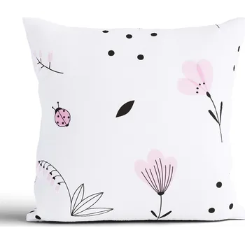 Povlak na dekorativní polštářek Bavlněný povlak na polštář Renforcé 40 × 40 cm - Louka