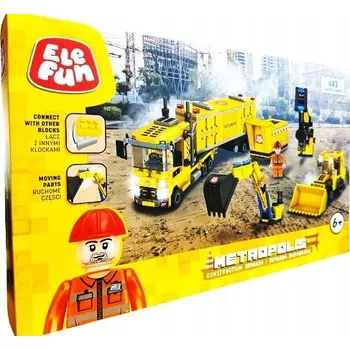 ostatní stavebnice Elefun Stavebnice Stavební brigáda 643 dílků