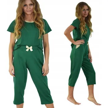 Dámské pyžamo Born2rest dámské pyžamo bavlna zelené, velikost S