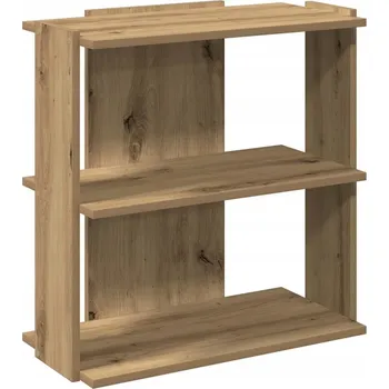 Knihovna Police dřevěná VidaXL 30 x 60 cm dub artisan