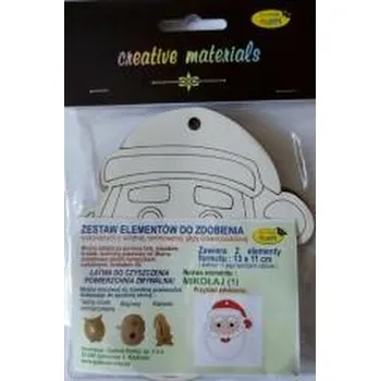 Set školních potřeb Zestaw do zdobienia ze sklejki Mikołaj