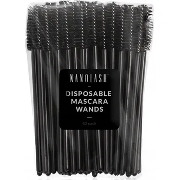 Péče o řasy a obočí Kartáčky na řasy a obočí Nanolash 50 ks - spirálky na jedno použití na řasy
