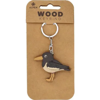 Přívěsek Dřevěný přívěsek Straka