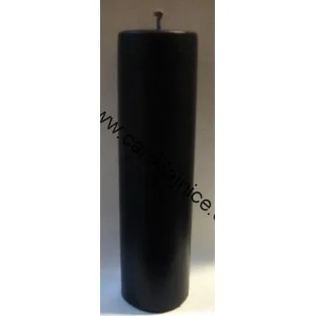 Svíčka Svíčka úzká velká černá reverzní