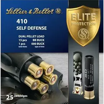 Příslušenství pro sportovní střelbu Brokové střelivo S&B 410/63,5 (36) Self Defense