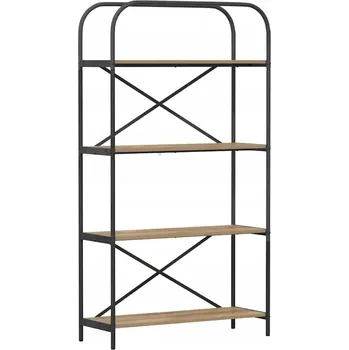 Knihovna Police dřevotřísková VidaXL 80 x 30 cm dub artisan