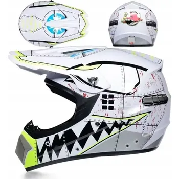 Helma na motorku LEHKÁ KROSOVÁ PŘILBA NA KOLOBĚŽKU, ČTYŘKOLKU, CROSS BMX PRO DĚTI - RŮZNÉ BARVY (VELIKOST S)