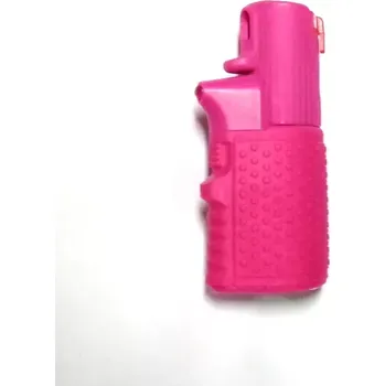 Sebeobrana Pepřový sprej se svítilnou HURRICANE FLASHLIGHT růžový - růžová hlava