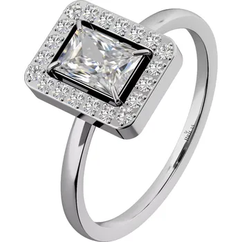 Prsten Sylvara W Steel - zásnubní prsten z chirurgické oceli