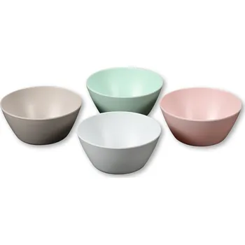 Sada 4ks misek na ovoce a saláty, melamin, průměr 15 cm, výška 7 cm