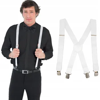 M&C kšandy ke kalhotám bílé