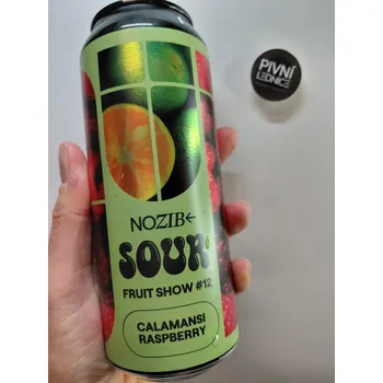 Pivo Nozib SOUR FRUIT SHOW #12 Calamansi + Raspberry 14°/6% 0,5l