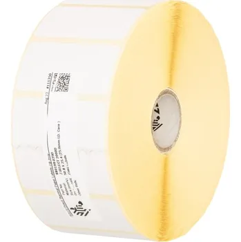 Kancelářský papír Zebra Label, Paper, 57x76mm; Direct Thermal, Z-Select 2000D, Coated, Permanent Adhesive, 25mm Core, Perforation 3007209-T
