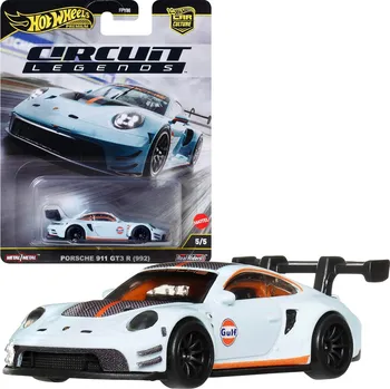 autodráha Mattel Hot Wheels Premium Circuit Legends auto Porsche 911 GT3 R (992) 7 cm