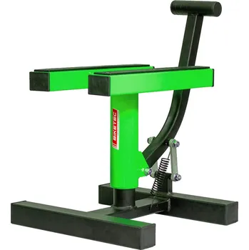 Nářadí na motocykly BIKETEC PRO stojan/zvedák/podstavec motocyklu CROSS barva zelená (BIKETEC PRO stojan/zvedák/podstavec motocyklu CROSS barva zelená)