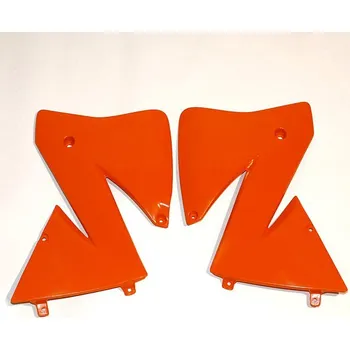 Autodíl UFO kryty chladiče KTM EXC 01-02 barva oranžová (UFO kryty chladiče KTM EXC 01-02 barva oranžová)