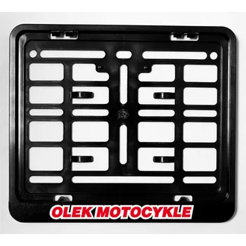 Řídítka BIKETEC rám POD tabulky registrační motocykl barva černá s logem olek motocykly (BIKETEC rám POD tabulky registrační motocykl barva černá s logem olek motocykly)