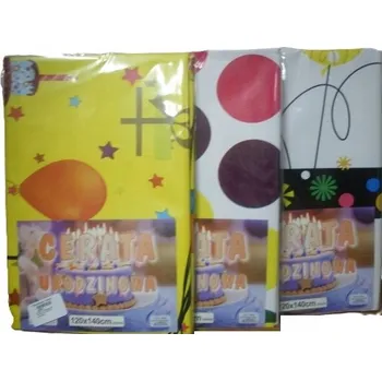 ubrus Ubrus voskovaný na narozeniny 120x140 cm Vodotěsný ubrus na stůl na oslavu