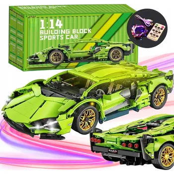 ostatní stavebnice STAVEBNICE TECHNIC SPORTOVNÍ AUTO LAMBORGHINI LED 1280 dílů