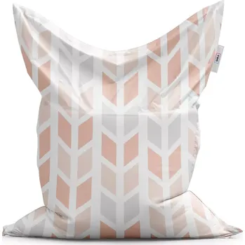 Sedací pytel Sablio Sedací vak Classic Světlé kosodélníky - 200x140 cm