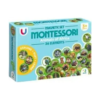 Puzzle Zestaw magnesów Zwierzęta na kontynentach: Afryka