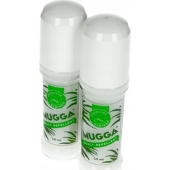 Repelent Sada 2 ks Repelent proti komárům a hmyzu Mugga Roll-On 50 ml 20% DEET