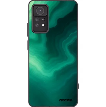 Pouzdro na mobilní telefon Picasee silikonový černý obal pro Xiaomi Redmi Note 11 Pro 5G - Malachite