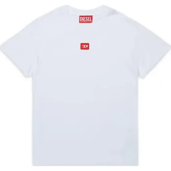 Chlapecké tričko Dětské bavlněné tričko Diesel TXDIEGO T-SHIRT J02501 bílá 00X, vel. 175