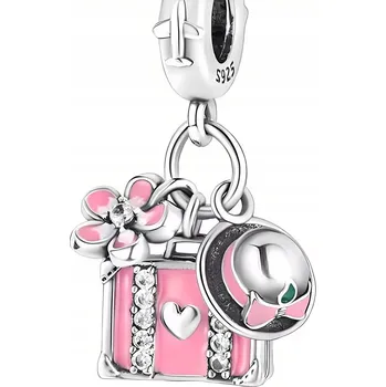 Přívěsek Charms Přívěsek Charms Kufřík Klobouk Květina Charms Trusky