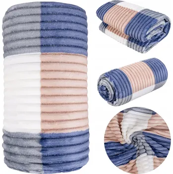 Přehoz na lůžko MĚKKÁ DEKA PŘEHOZ NA POSTEL KANAPE KŘESLO TEPLÁ MIKROVLÁKNOVÁ FLEECE 160x200cm