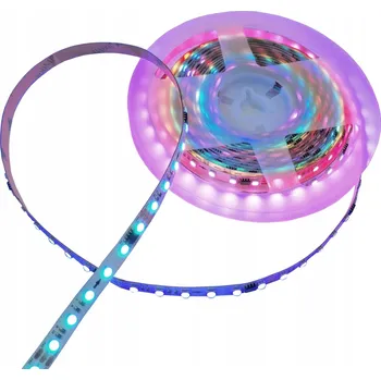 LED páska LED pásek SMD 3535 WS2812B 12V 96 LED/m RGB Digitální PCB 8 mm - 5 m