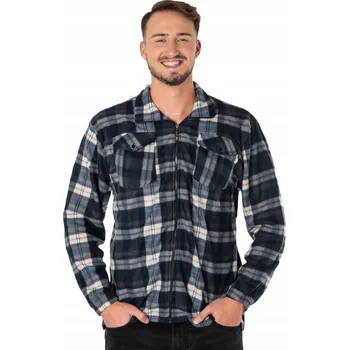 Pánská košile Megitarnow pánská košile, ležérní, dlouhý rukáv, střih regular, polyester, velikost XL