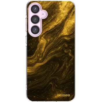 Pouzdro na mobilní telefon Picasee silikonový průhledný obal pro Samsung Galaxy A55 5G A556B - Černá