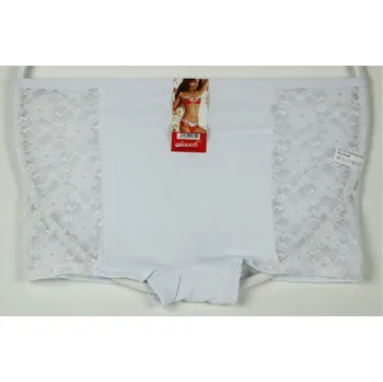 Kalhotky ELEVEK Dámské bavlněné kalhotky s nohavičkou vz. 18 Velikost: XXL, Barva: bílá