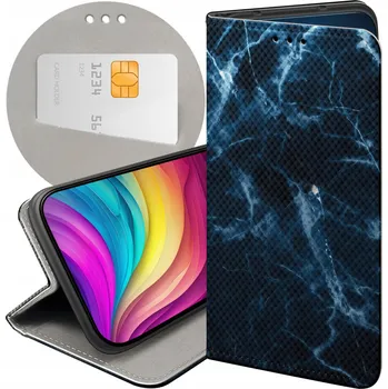 Pouzdro na mobilní telefon Flipové pouzdro Hello Case pro Samsung Galaxy S22, modré