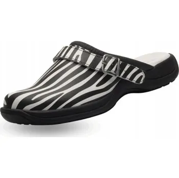 Dámské pantofle DÁMSKÉ PÁNSKÉ BOTY ZDRAVOTNÍ OBUV NAZOUVÁKY CHODÁKY DŘEVÁKY CROCS BÍLÉ 38