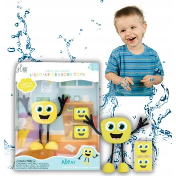 Hračka pro nejmenší Postavička do koupele Alex Glo Pals