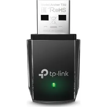 Počítačové příslušenství TP-LINK AC1300 Mini Dual Band Wi-Fi USB Adapter SPEED: 867 Mbps at 5 GHz + 400 Mbps at 2.4 GHz SPEC: USB 3.0 FEATURE: MU-MIMO Archer T3U