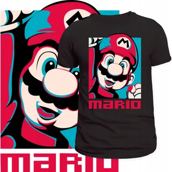 Pánské tričko Pánské tričko Potisk Super Mario Bros Retro Gaming Dárek 3XL