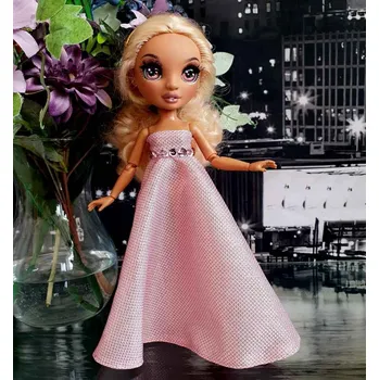 Panenka LOVEDOLLS Rainbow High Růžové šaty