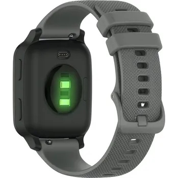 eses Silikonový rychloupínací řemínek pro Garmin - Šedý, 20 mm