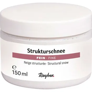 Speciální výtvarná barva Strukturovací sněhová pasta, jemná, 150 ml