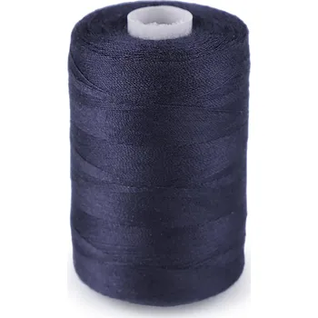Nit Polyesterové nitě pro overlocky i klasické šití NTF 40/2 1000 m, malé, 804 modrá tmavá