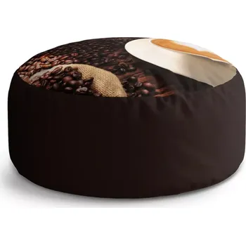 Taburet Sablio Taburet Circle Káva: 38x48 cm