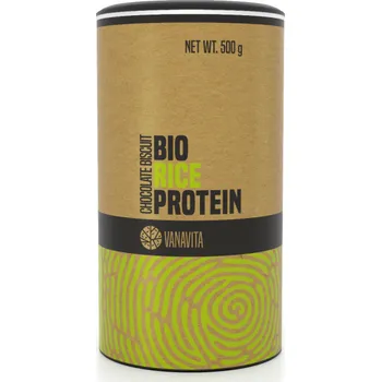 Sportovní výživa GymBeam BIO Rýžový protein - VanaVita Příchuť: čokoládová sušenka