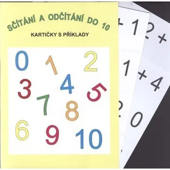 Matematika Sčítání a odčítání 10 (16 kartiček s příklady - 64 příkladů na sčítání a 64 na odčítání)