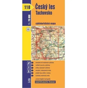 Cestování 1: 70T(118)-Český les, Tachovsko (cyklomapa)