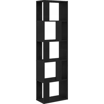 Knihovna Regál na knihy / dělicí stěna Černý dub 45x24x159 cm